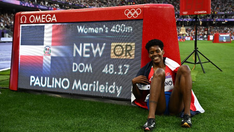 La dominicana ganó la prueba de los 400 metros en Paris 2024, al igual que en San Salvador 2023
