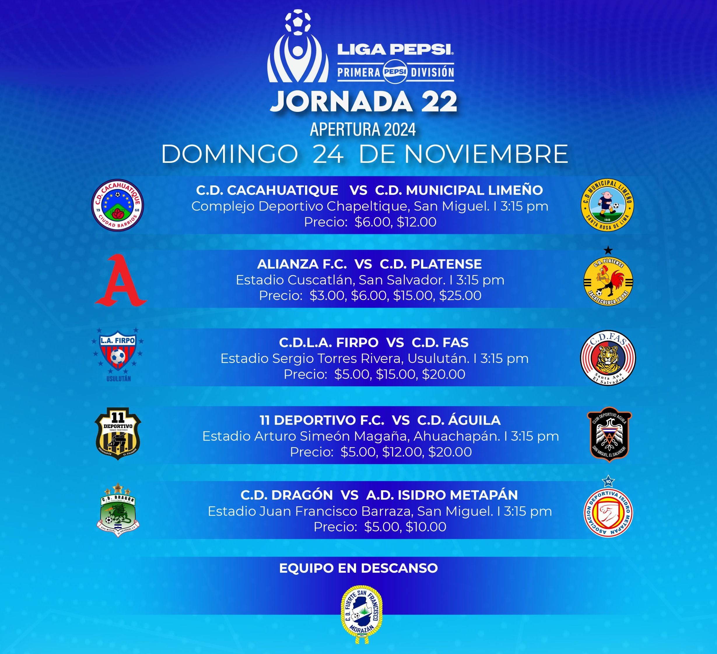 El duelo entre Águila y Firpo ya tiene fecha para jugarse