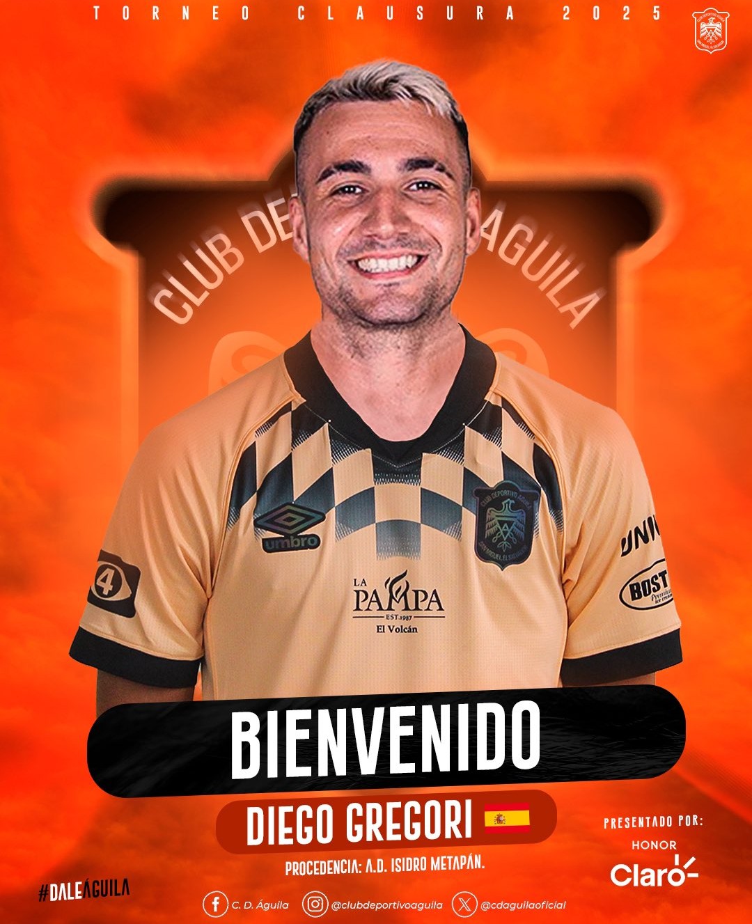 Gregori Díaz ficho por el Águila