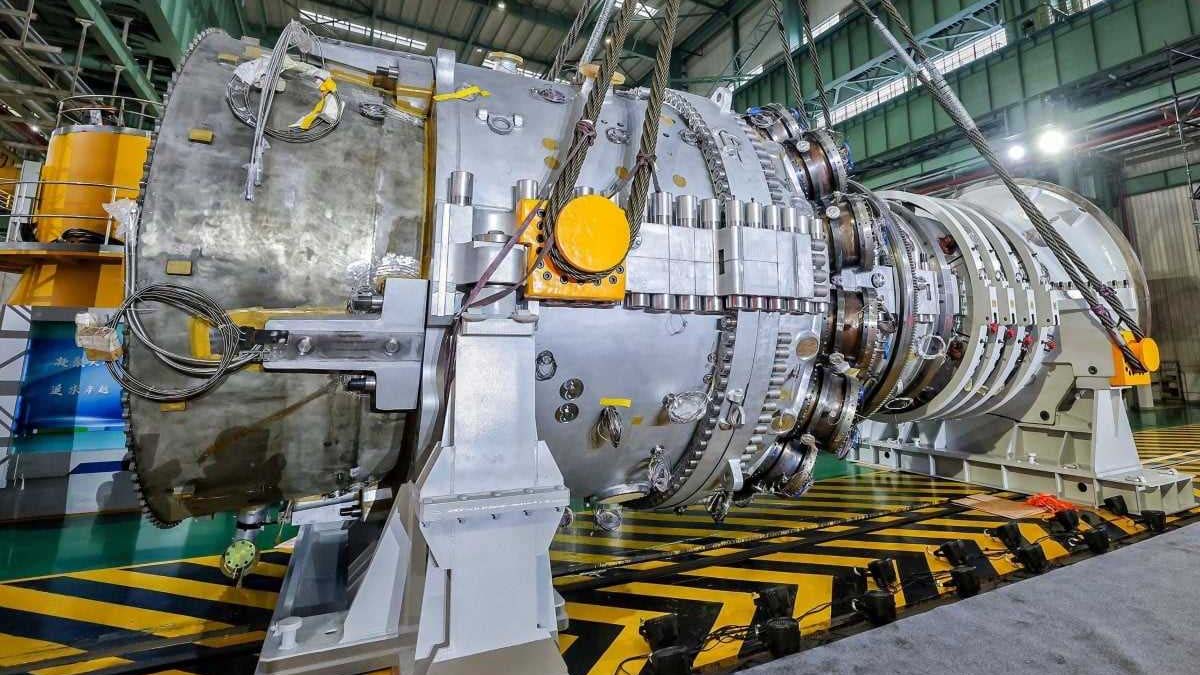 China presenta turbina de gas de hidrógeno de gran capacidad para optimizar uso de energías