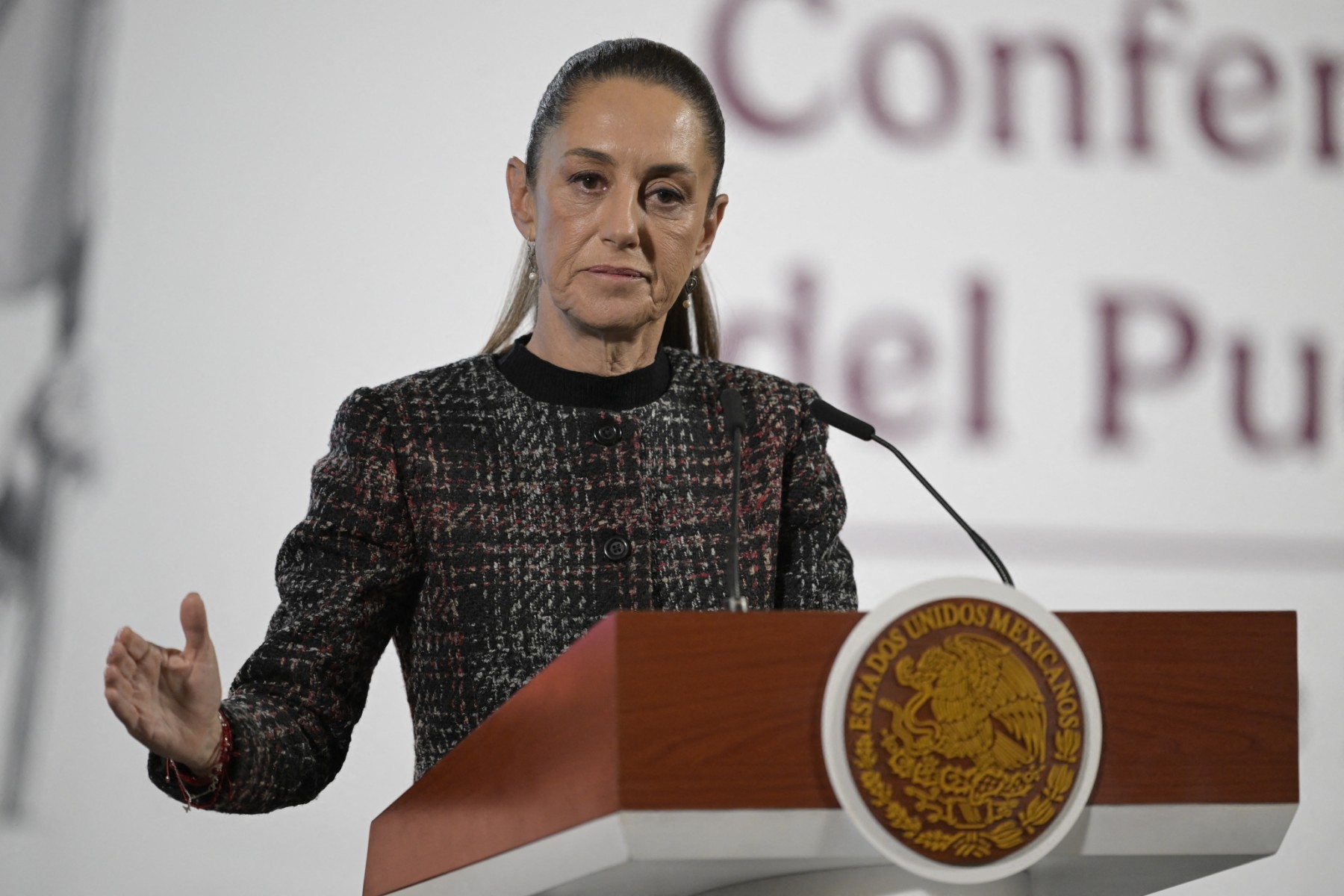 Presidenta de México confía en que Trump no impondrá aranceles a su país