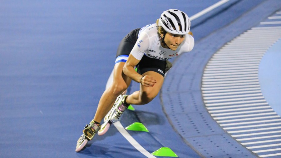 La patinadora Ivonne Nóchez volvió a ser la máxima ganadora en el Homenaje a las Estrellas del Deporte que otorga FESA.