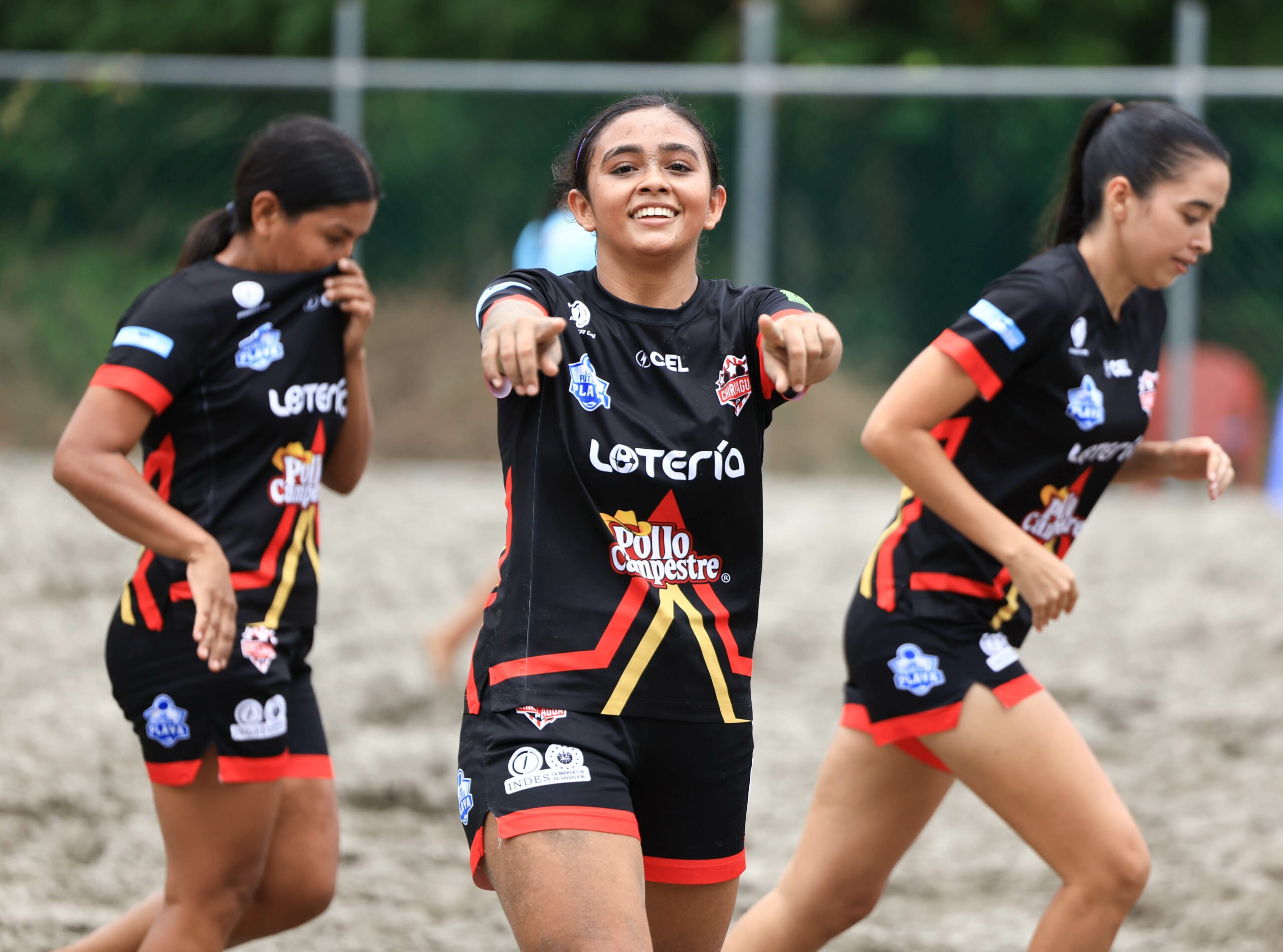Chirilagua lidera el grupo C femenino en la segunda fecha de la Liga de Fútbol Playa