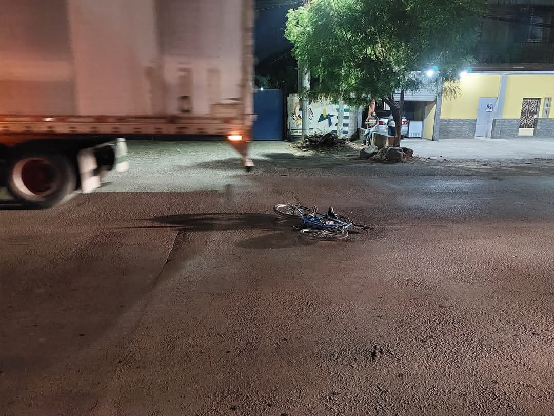 Muere un ciclista en un accidente de tránsito, horas después de haber comprado la bicicleta en la que iba