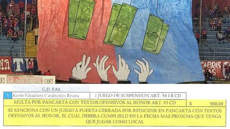 FAS jugará sin público su próximo partido como local