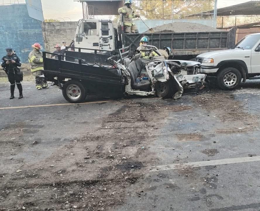Tres fallecidos en un accidente de tránsito en Morazán