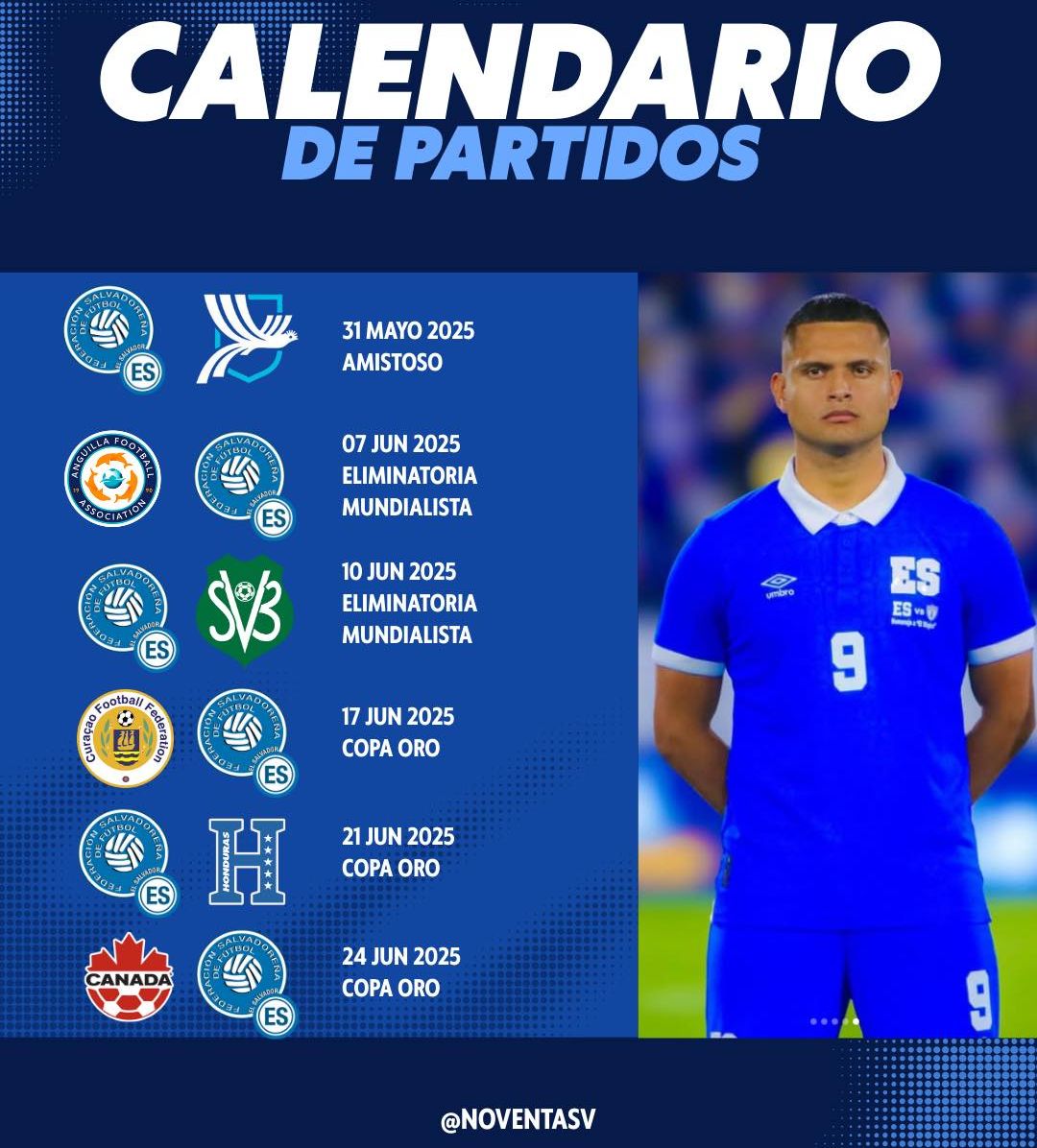 El mes de junio será un mes intenso de fútbol para la Selecta