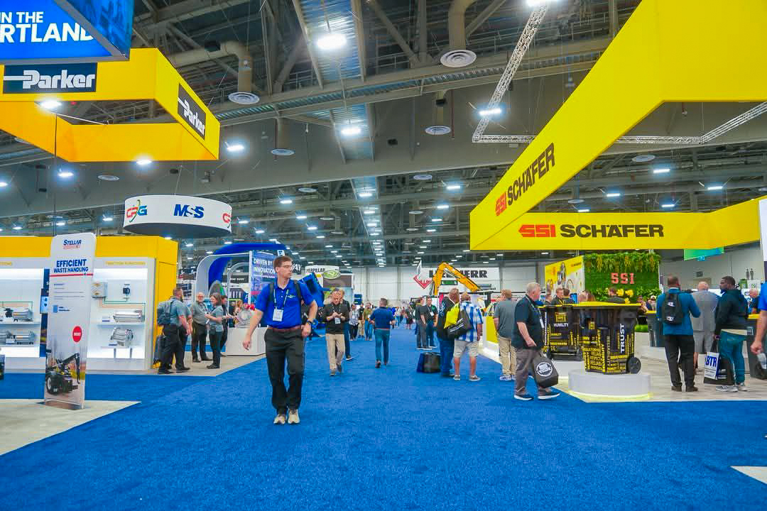 Alcaldes santanecos participan en el Waste Expo en Las Vegas
