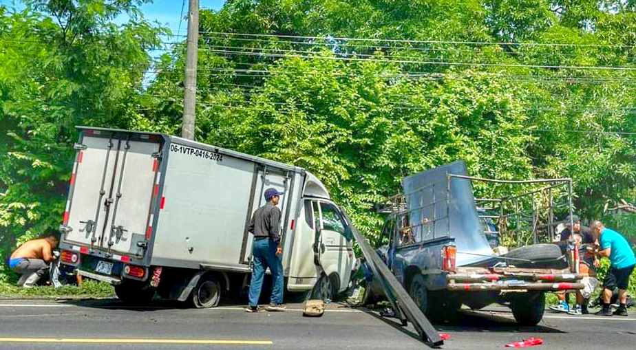 Siete lesionados en dos accidentes de tránsito en la zona oriental