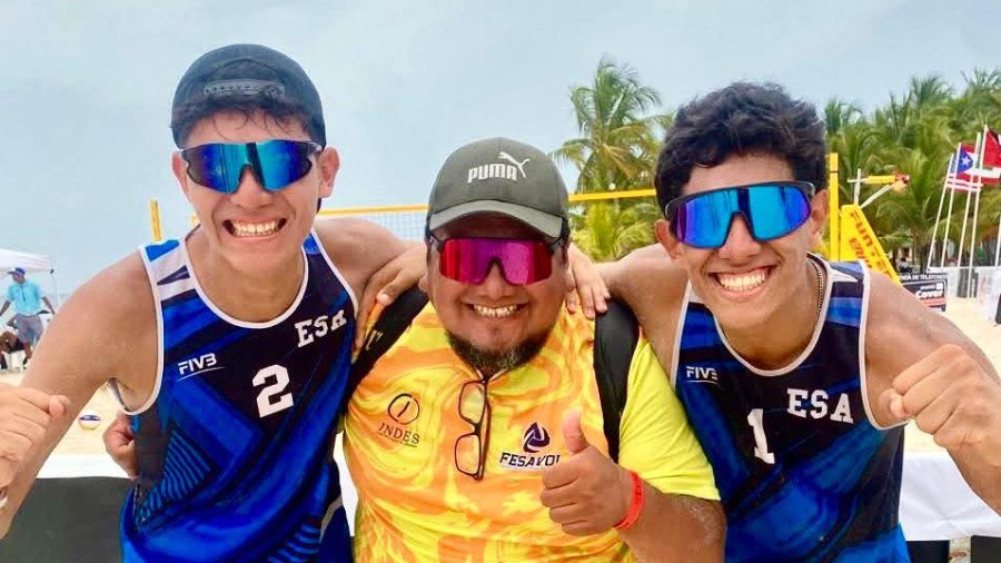 La pareja salvadoreña, Rafael Vargas y Fernando Ortiz clasificaron al Campeonato Mundial de Voleibol Playa U21 2025