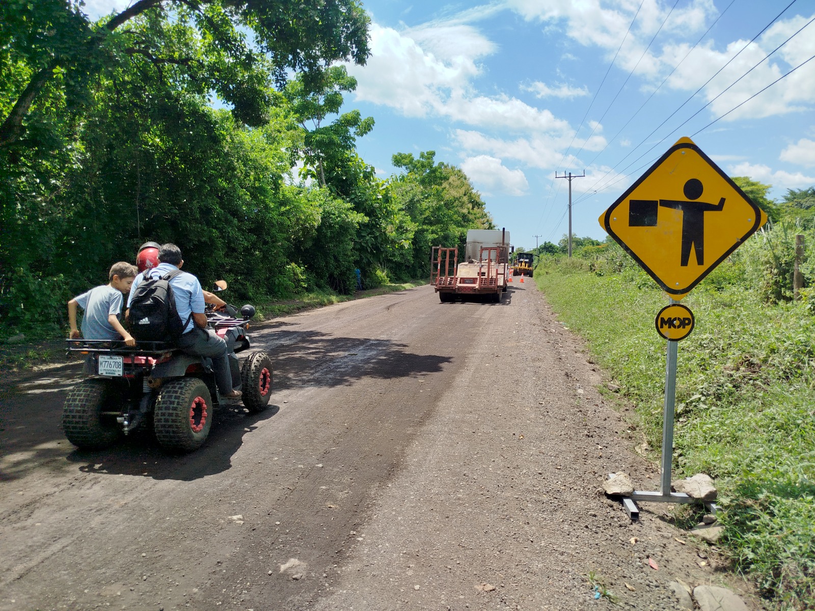 Comienza la construcción de 8.6 kilómetros en San Agustín, Usulután