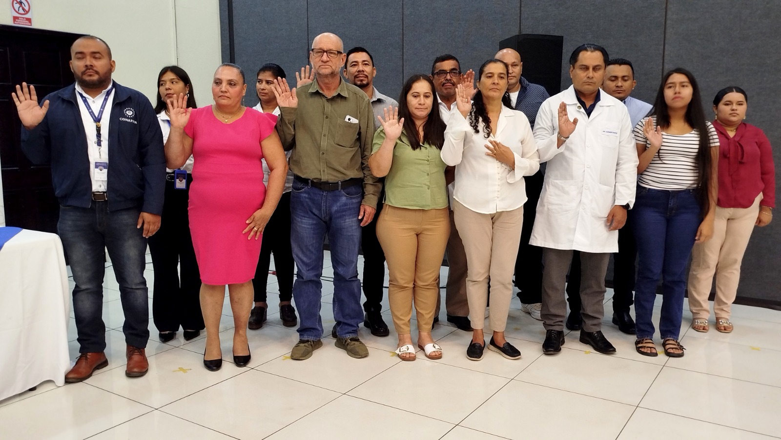El Conapina juramentó al primer comité local de derechos en La Unión Norte