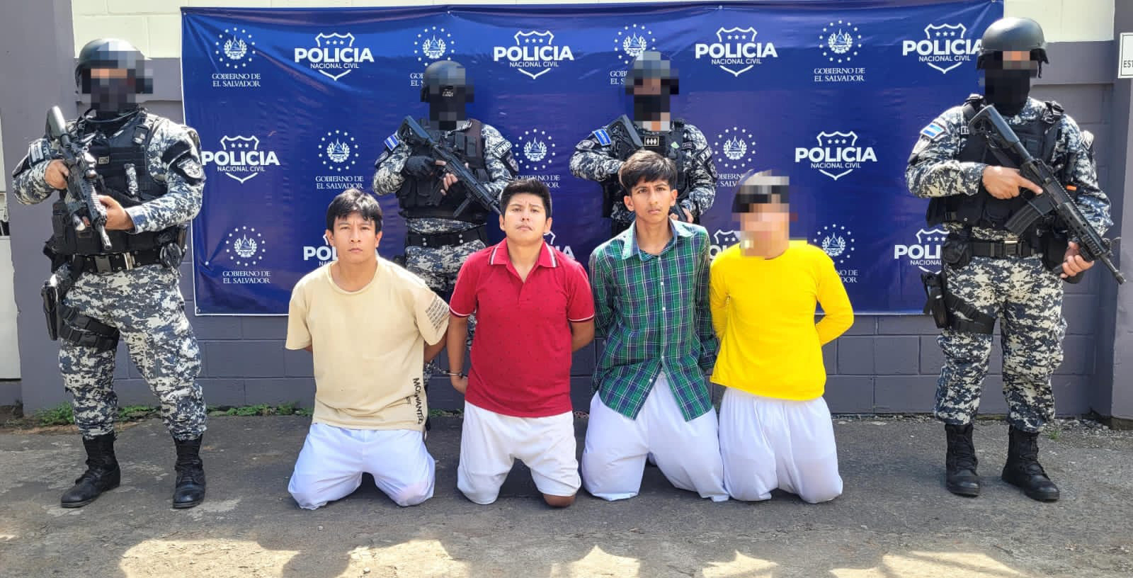 Capturan a pandilleros que cometían robos en Nahuizalco, Sonsonate