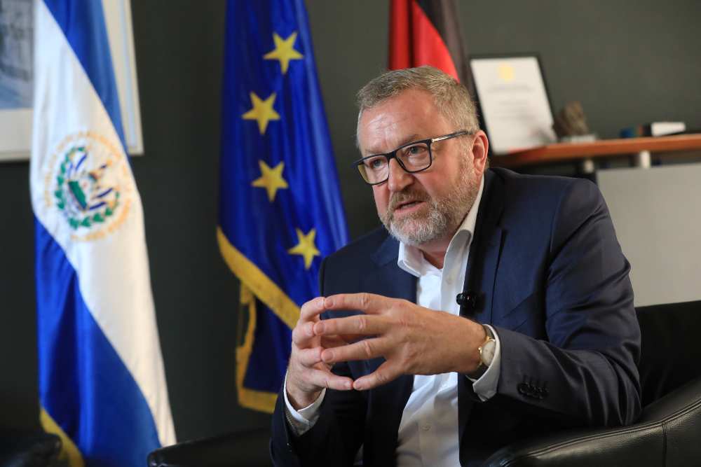 «Alemania tiene una imagen bastante buena de El Salvador»: embajador de Alemania en El Salvador
