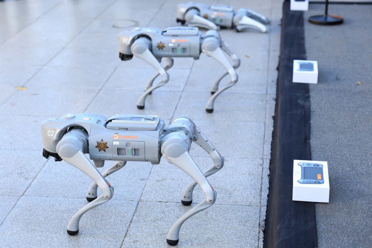 «Perros robot» apoyarán a policías mexicanos durante el Mundial 2026