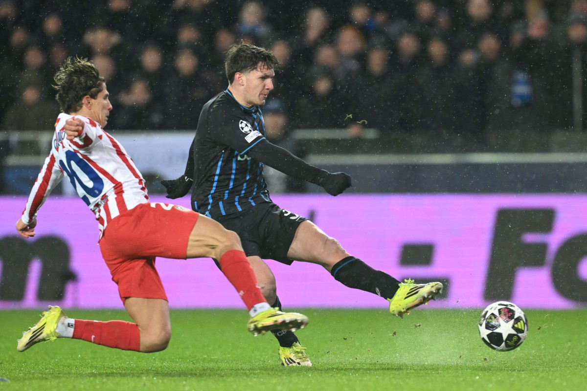 Atlético se jugará en casa el pase a octavos de Champions tras empatar en Brujas