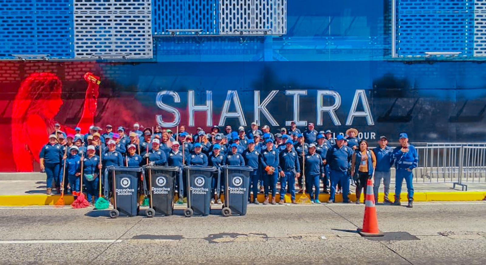San Salvador refuerza limpieza urbana durante conciertos de Shakira