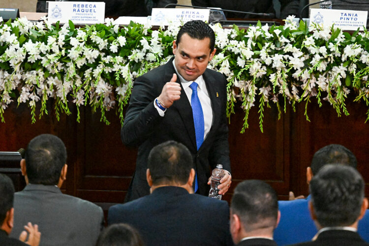 Impulso. El presidente del Congreso de Honduras, Tomás Zambrano, fue quien promovió la creación de la comisión. Foto: AFP