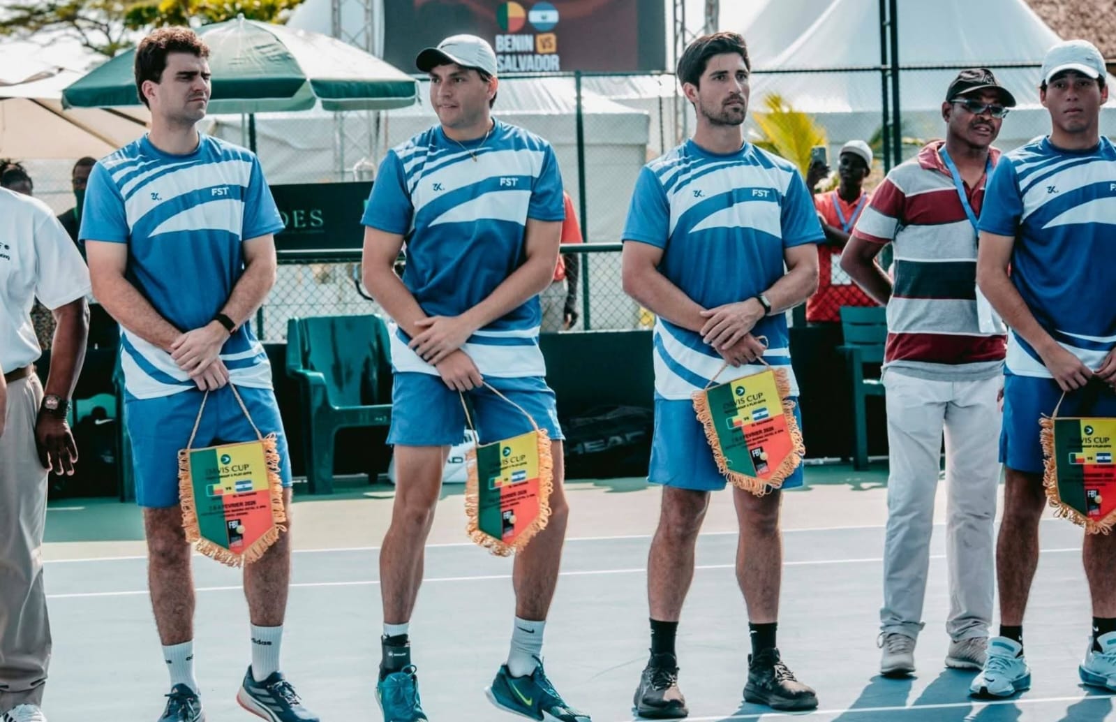 El Salvador y Benín empatan 1-1 en Copa Davis tras la primera jornada