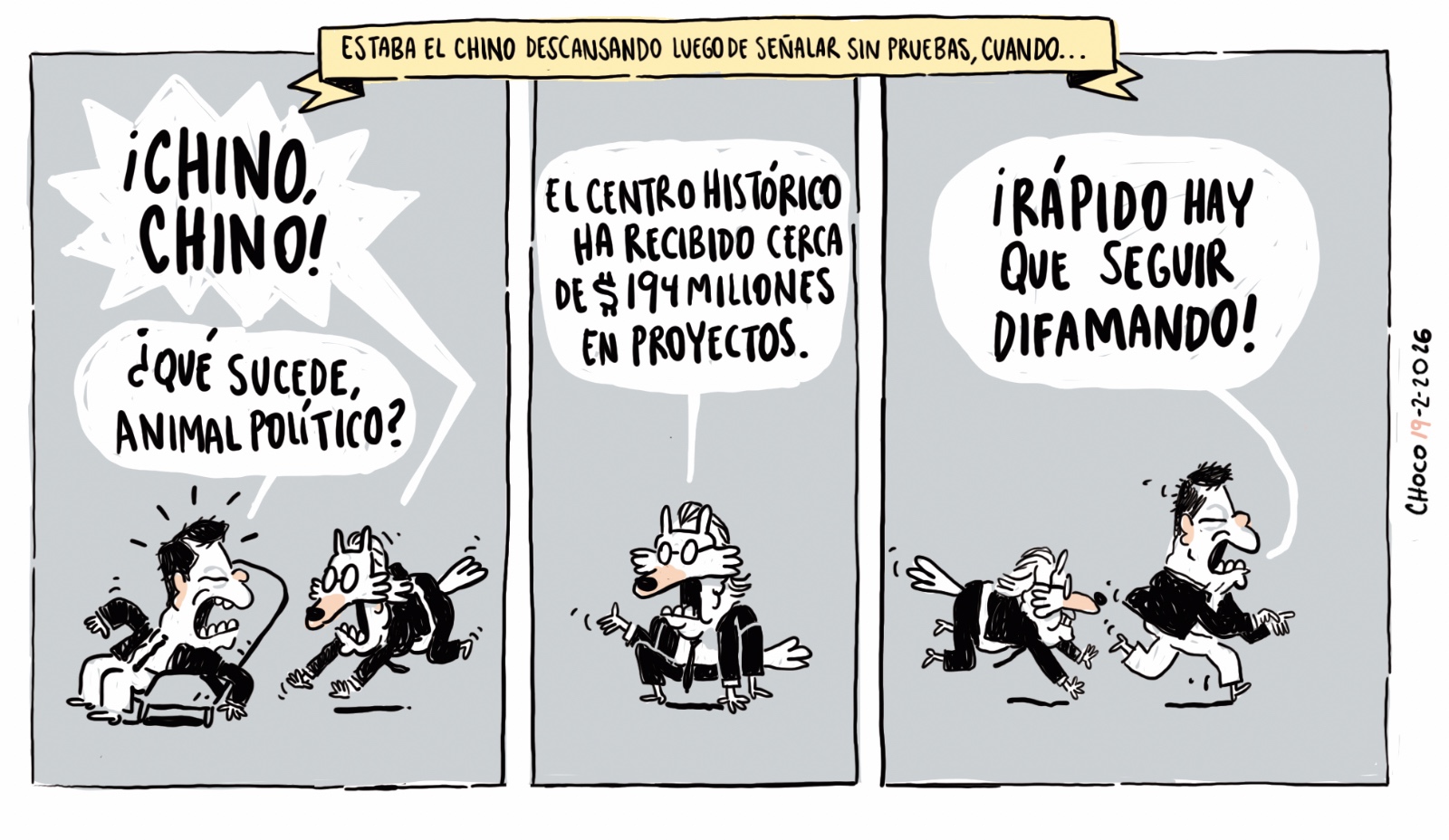 Estaba el Chino descansando luego de señalar sin pruebas, cuando…