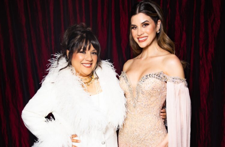 Johana junto a Miss Universo Latina 2025, Yamilex Hernández. Foto: Cortesía GLAUDI by Johana Hernández