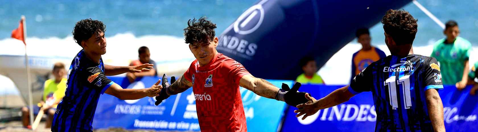 Ahuachapán volvió a vibrar con la Liga de Fútbol Playa