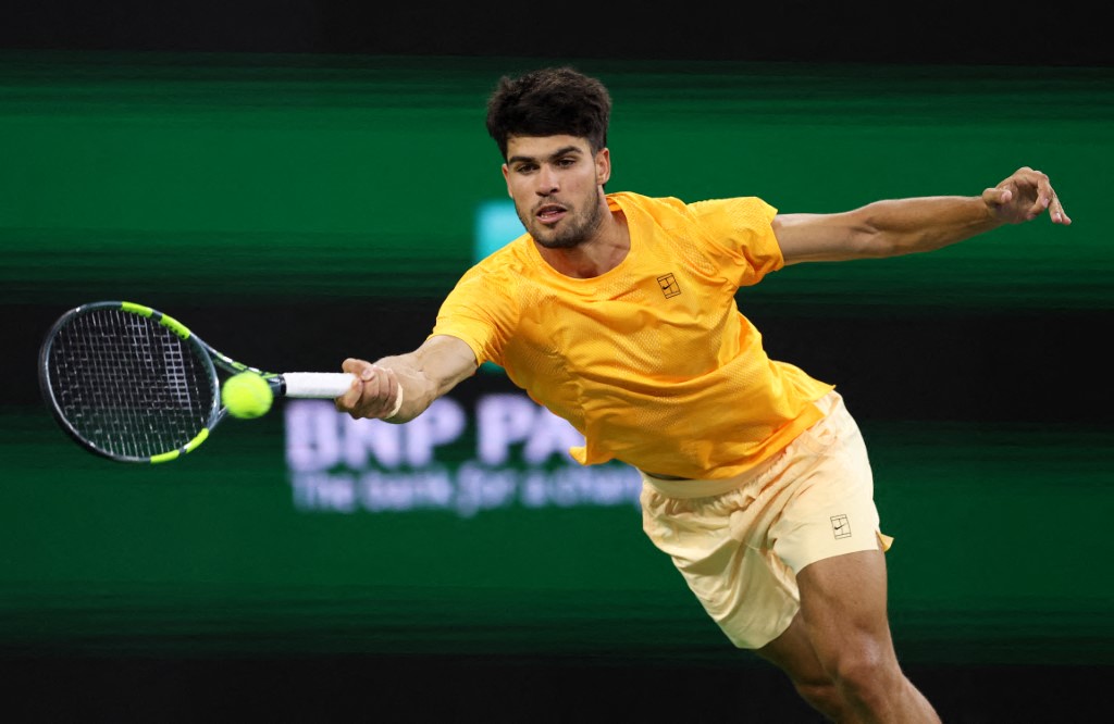 Alcaraz llega disparado a las semis de Indian Wells ante Medvedev