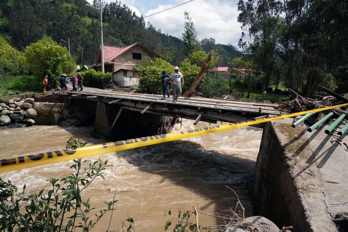 «Estamos inundados»: emergencia por lluvias en Ecuador deja 11 muertos desde enero