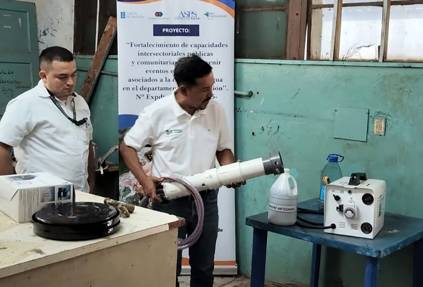 Unidad de salud de La Unión es beneficiada con dispositivo para mejorar la calidad del agua