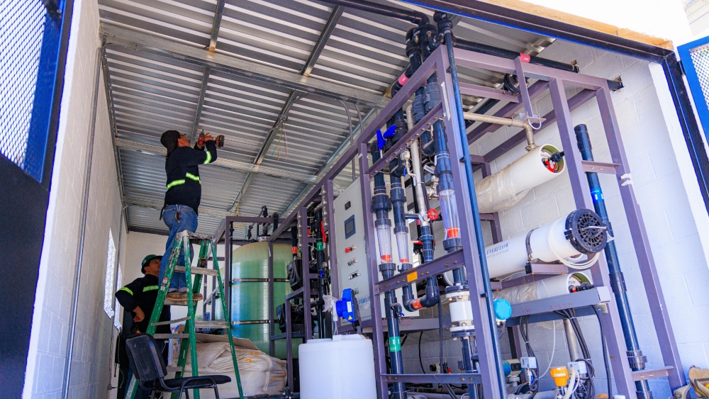 Planta Desalinizadora El Majahual registra 97 % de avance