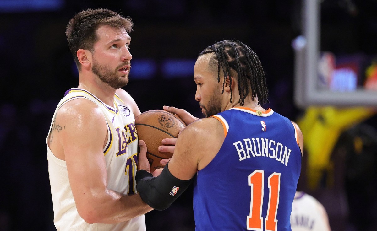 Doncic frena la racha de los Knicks y da la victoria a los Lakers