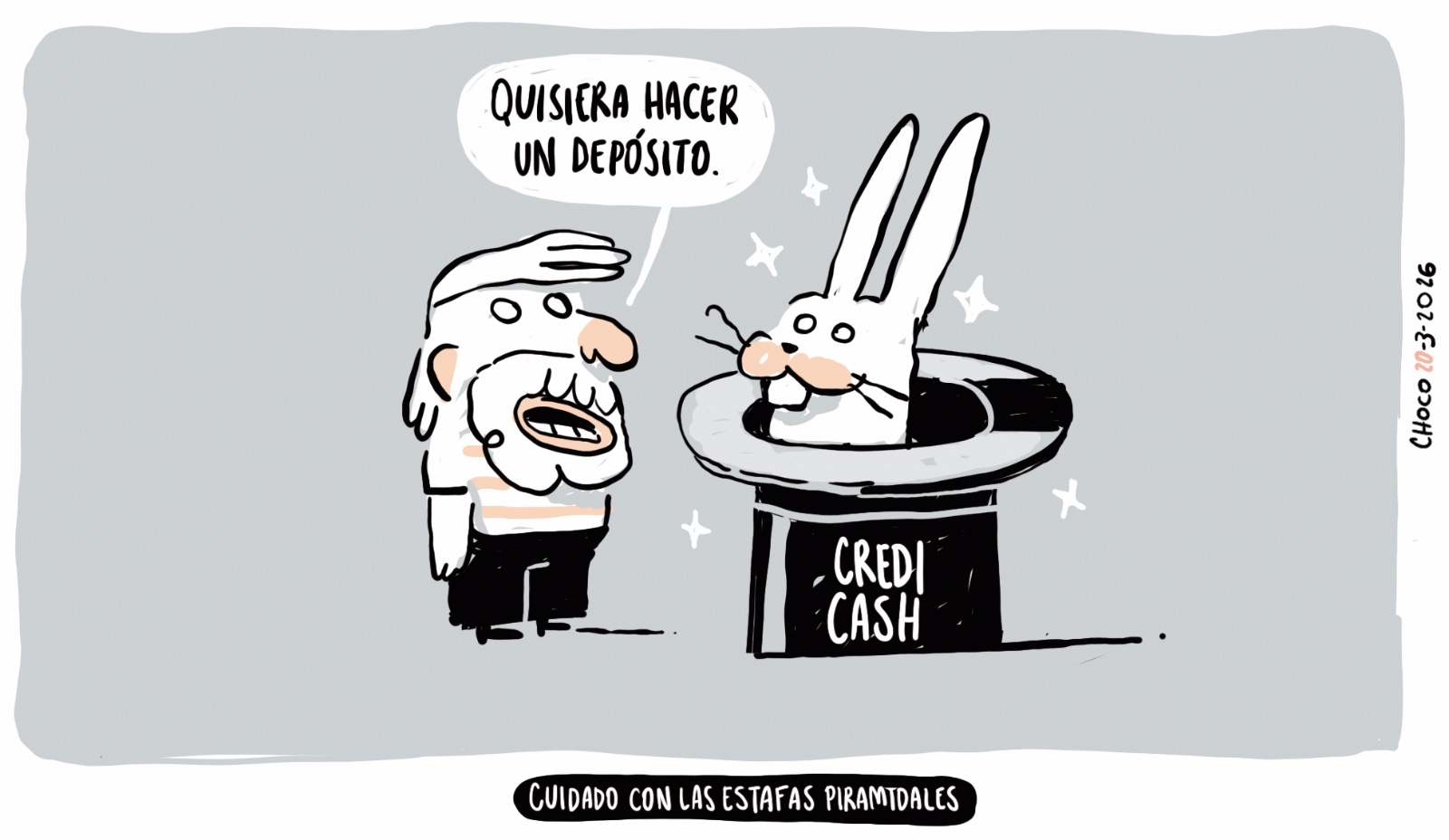 Cuidado con las estafas piramidales