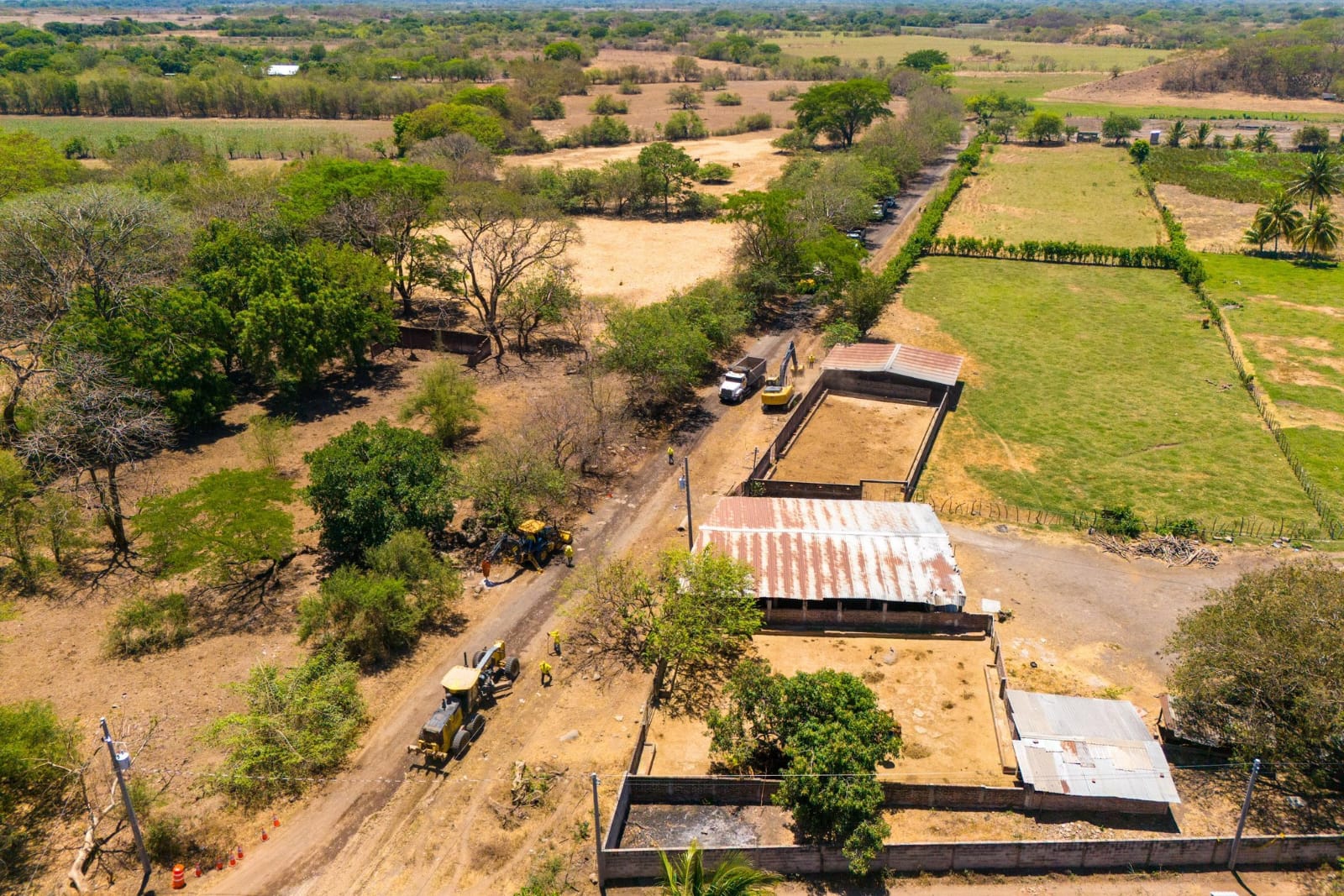 El MOP comienza la pavimentación de una nueva calle en San Vicente
