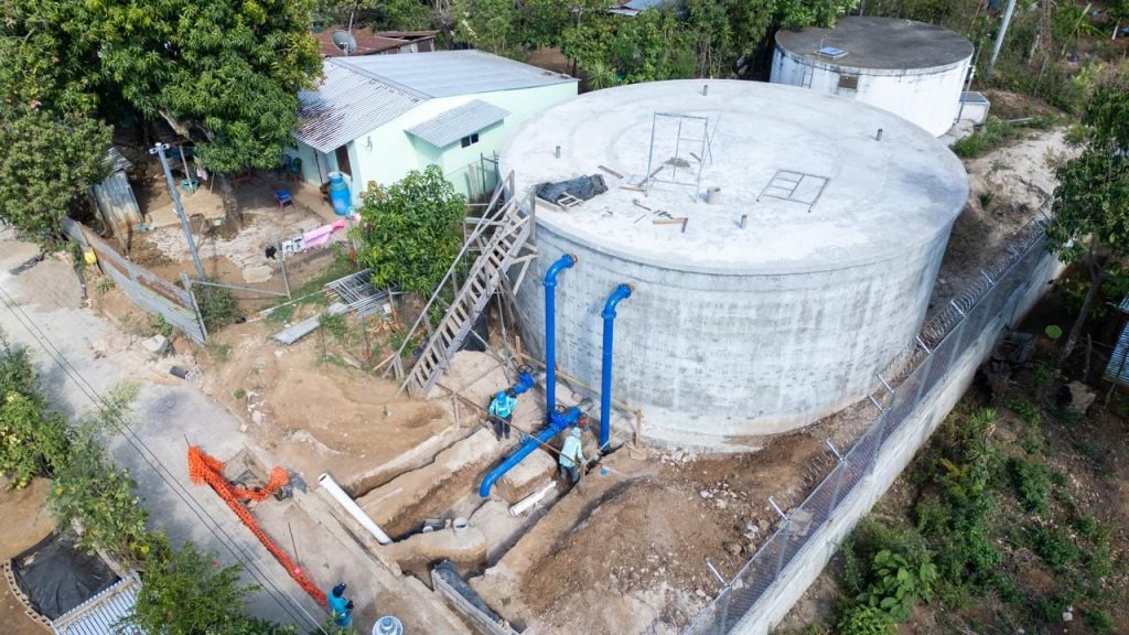 Proyecto de agua potable en Sacacoyo lleva 97 % de avance