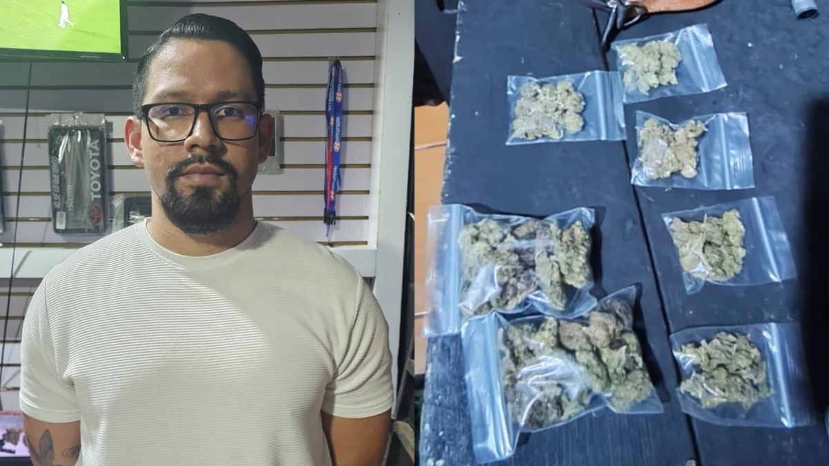 Capturan a traficante de drogas en la capital