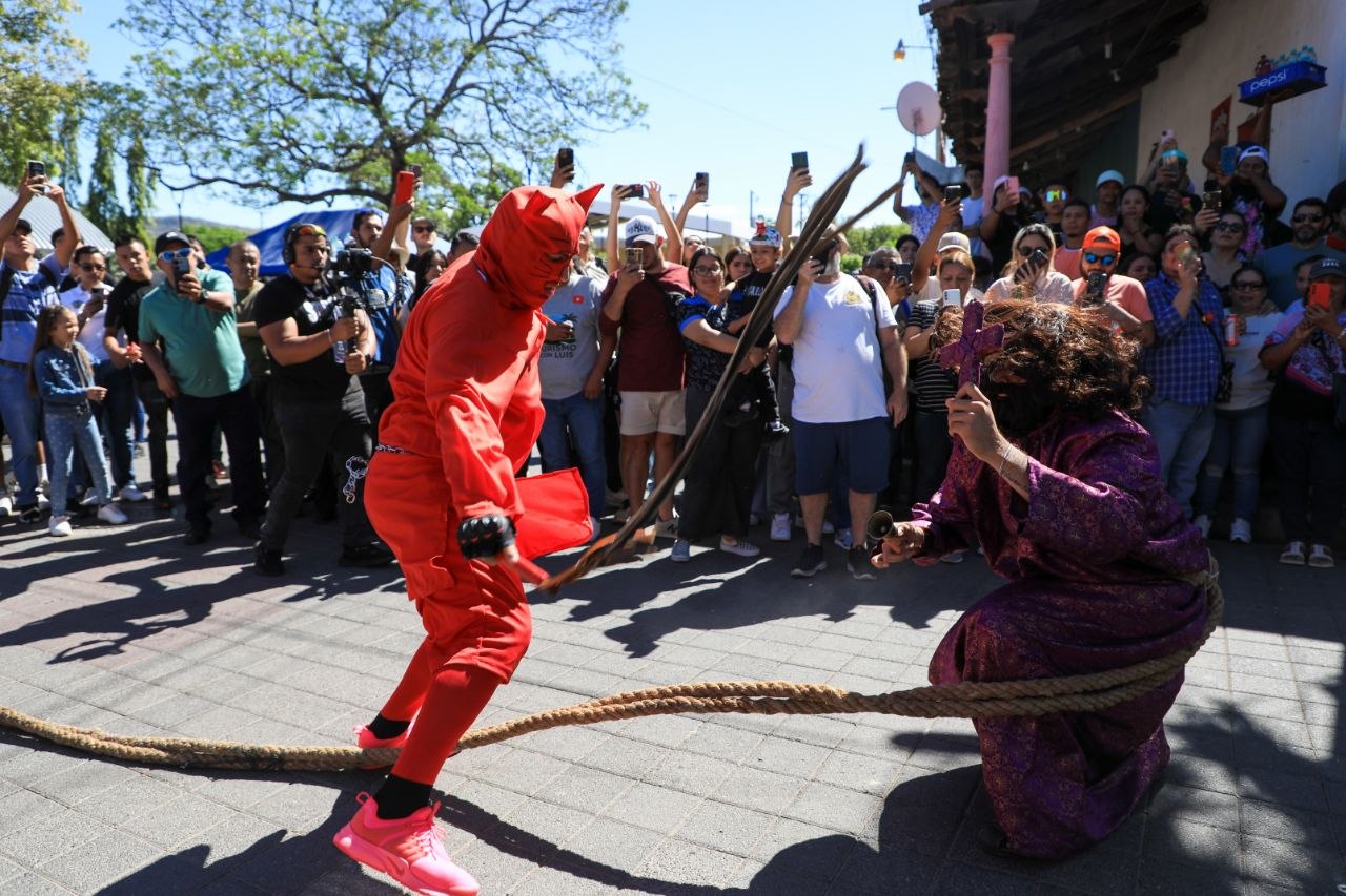 Talcigüines de Texistepeque, una tradición de Semana Santa