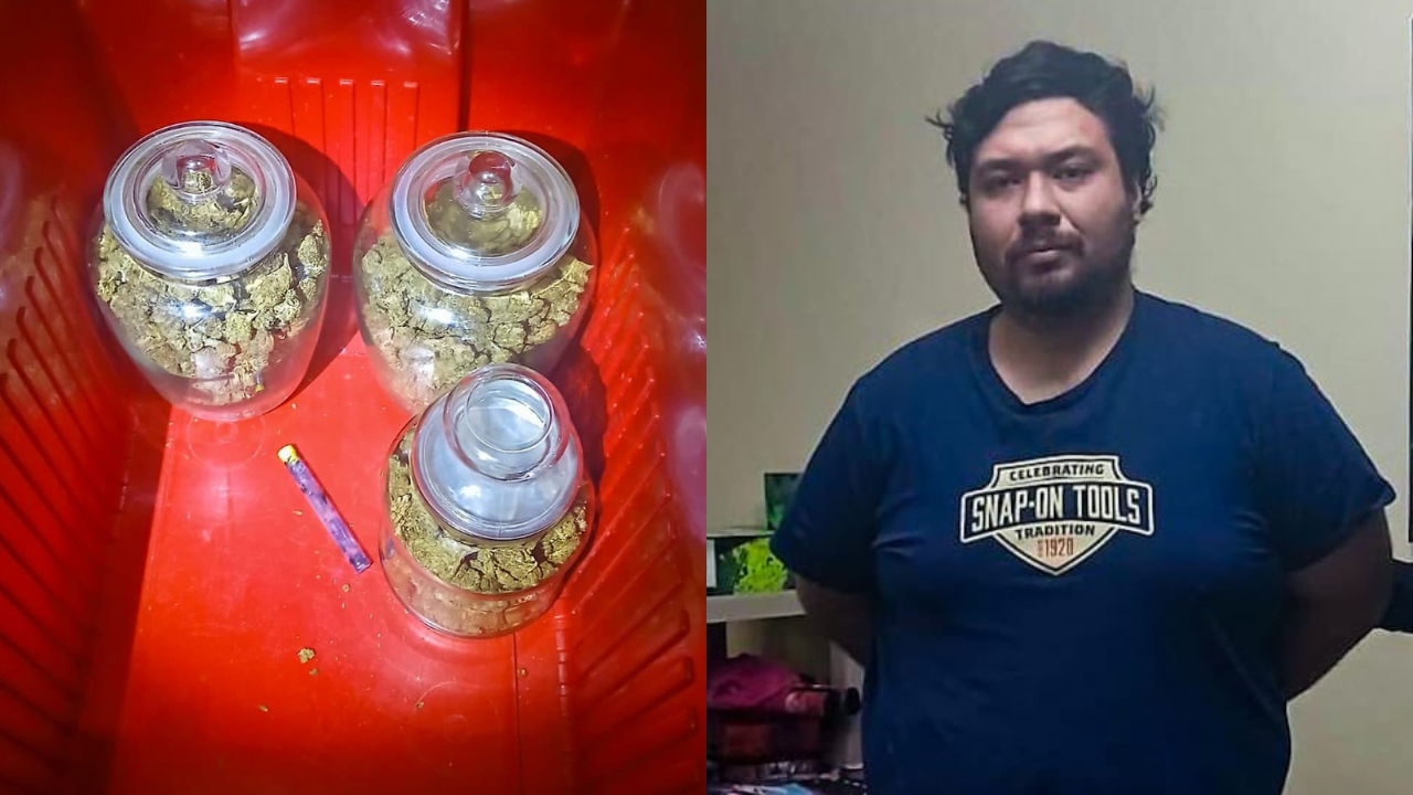 Capturan a hombre que traficaba marihuana en Chalatenango