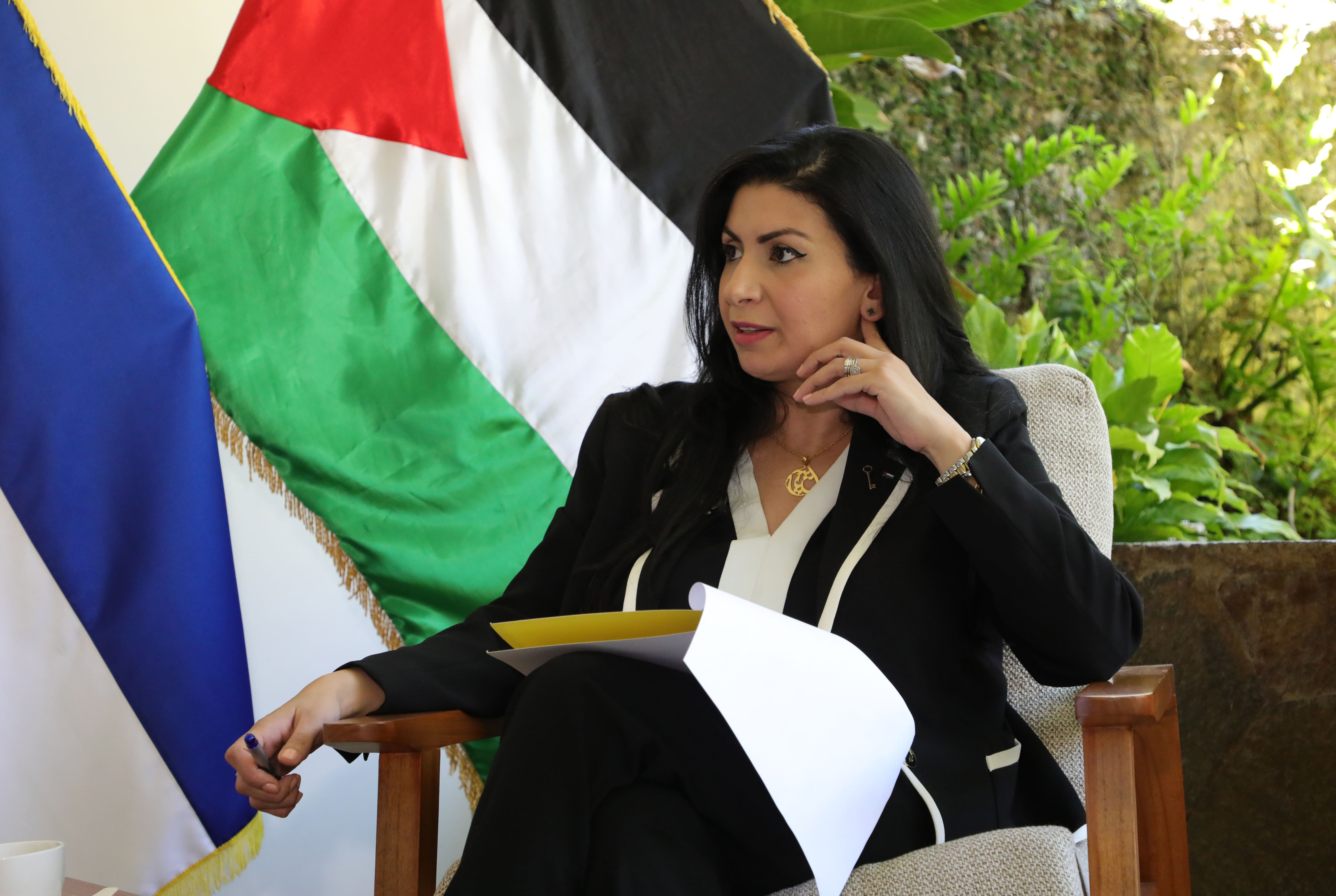 «Queremos construir una relación más dinámica entre nuestros países en todos los ámbitos»: Reena M. Fattouh, embajadora de Palestina en El Salvador