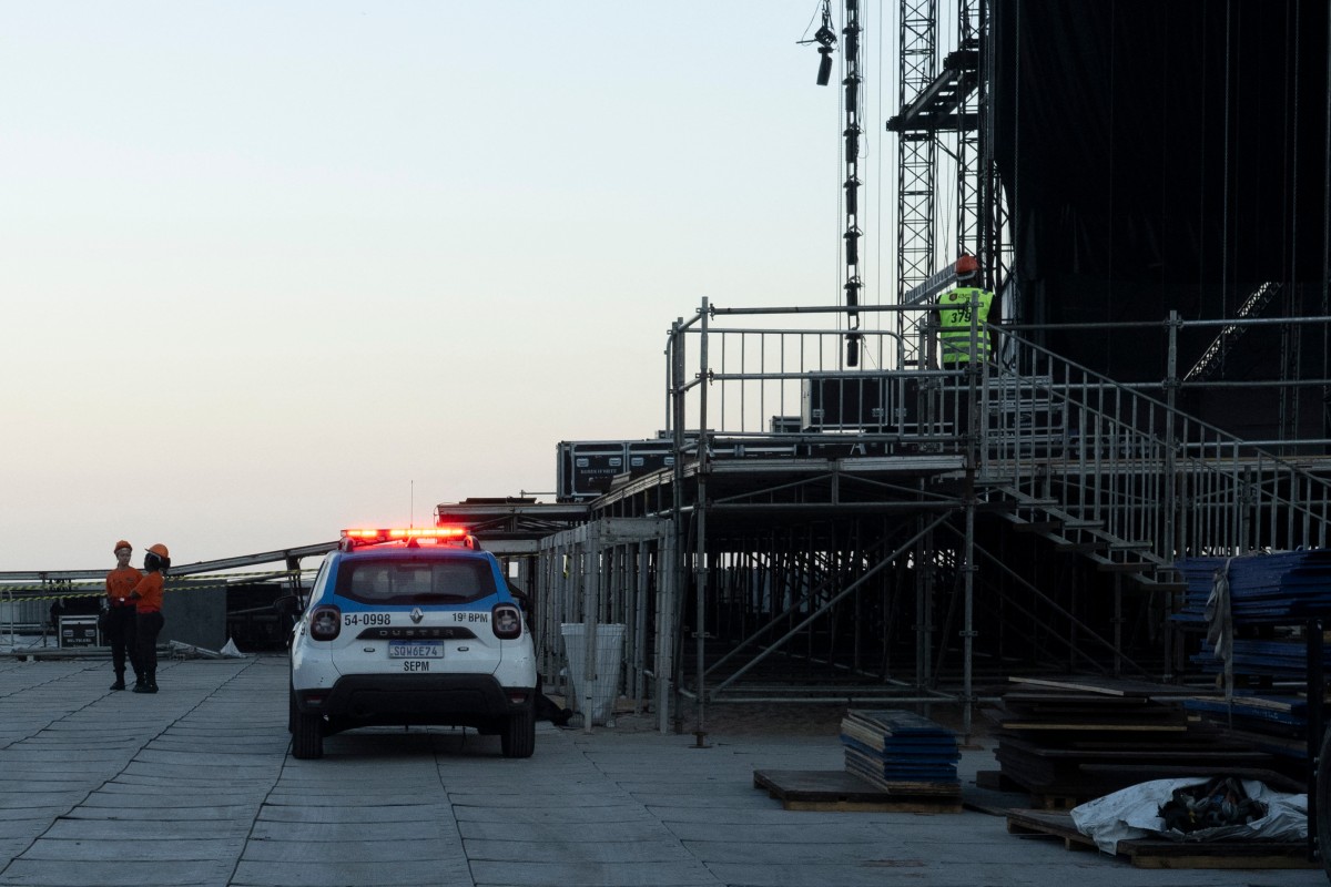 Un trababajador muere en accidente durante montaje de show de Shakira en Rio