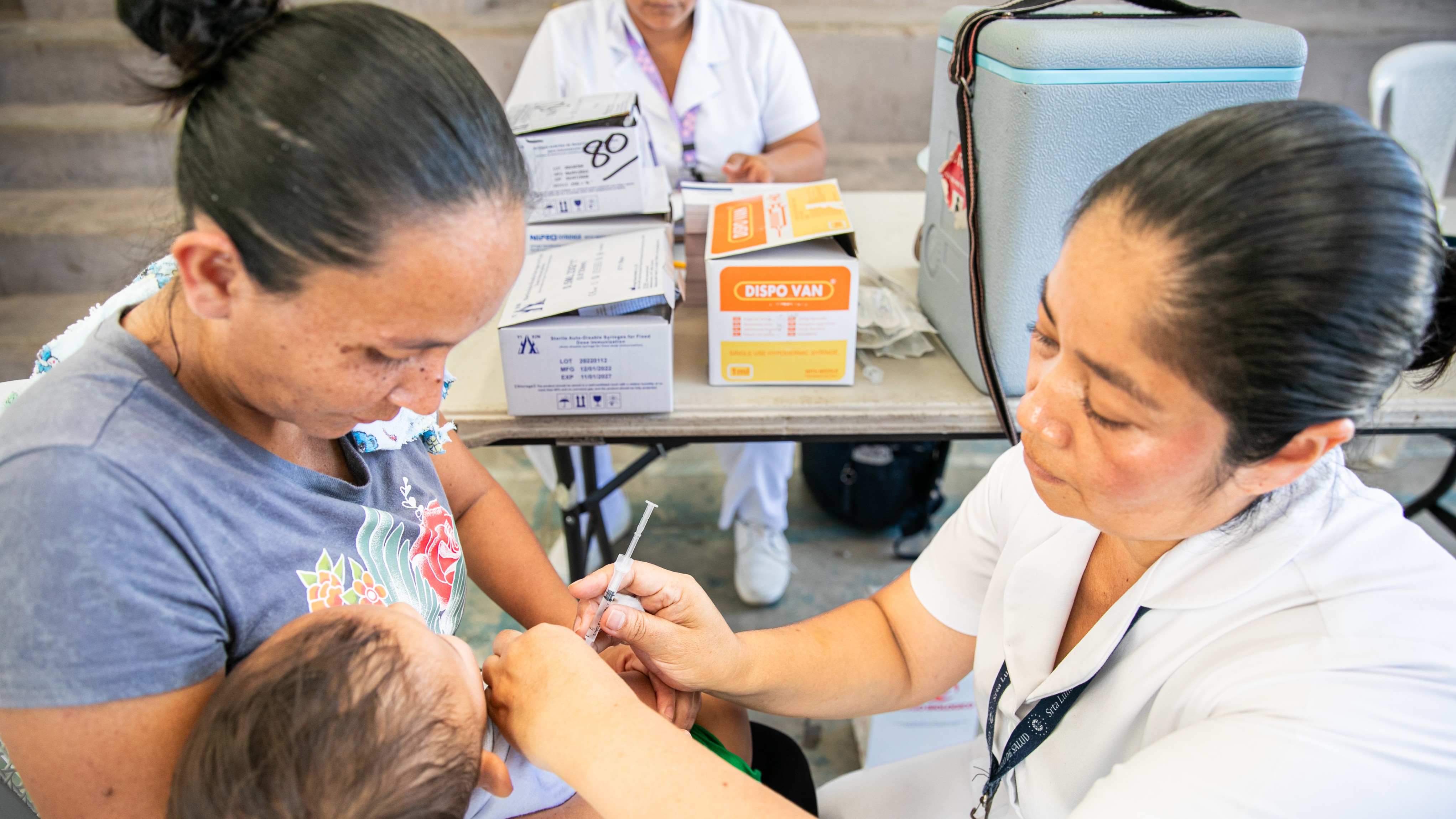 Continúa la campaña nacional contra el sarampión
