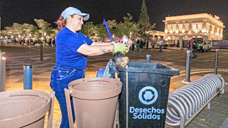 La recolección de basura ha permitido mantener un lugar limpio para los visitantes.