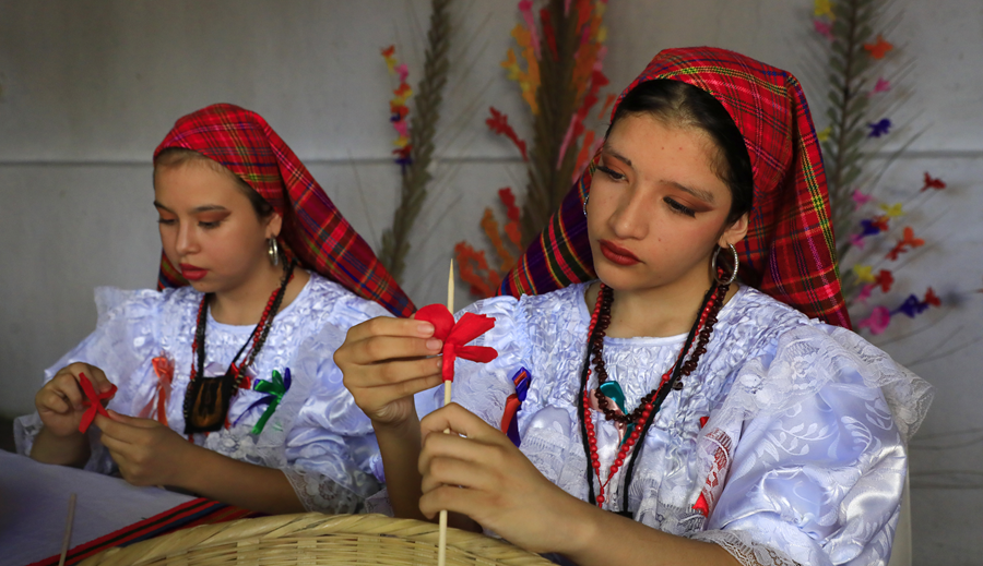 Vive la tradición de las flores y palmas