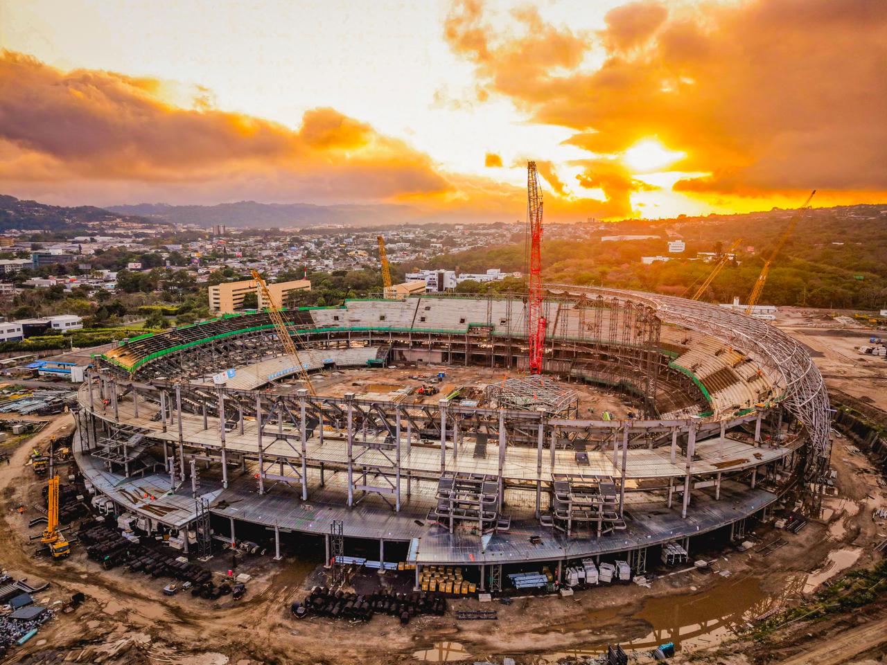 FOTOS | Así lucen los avances del nuevo Estadio Nacional de El Salvador
