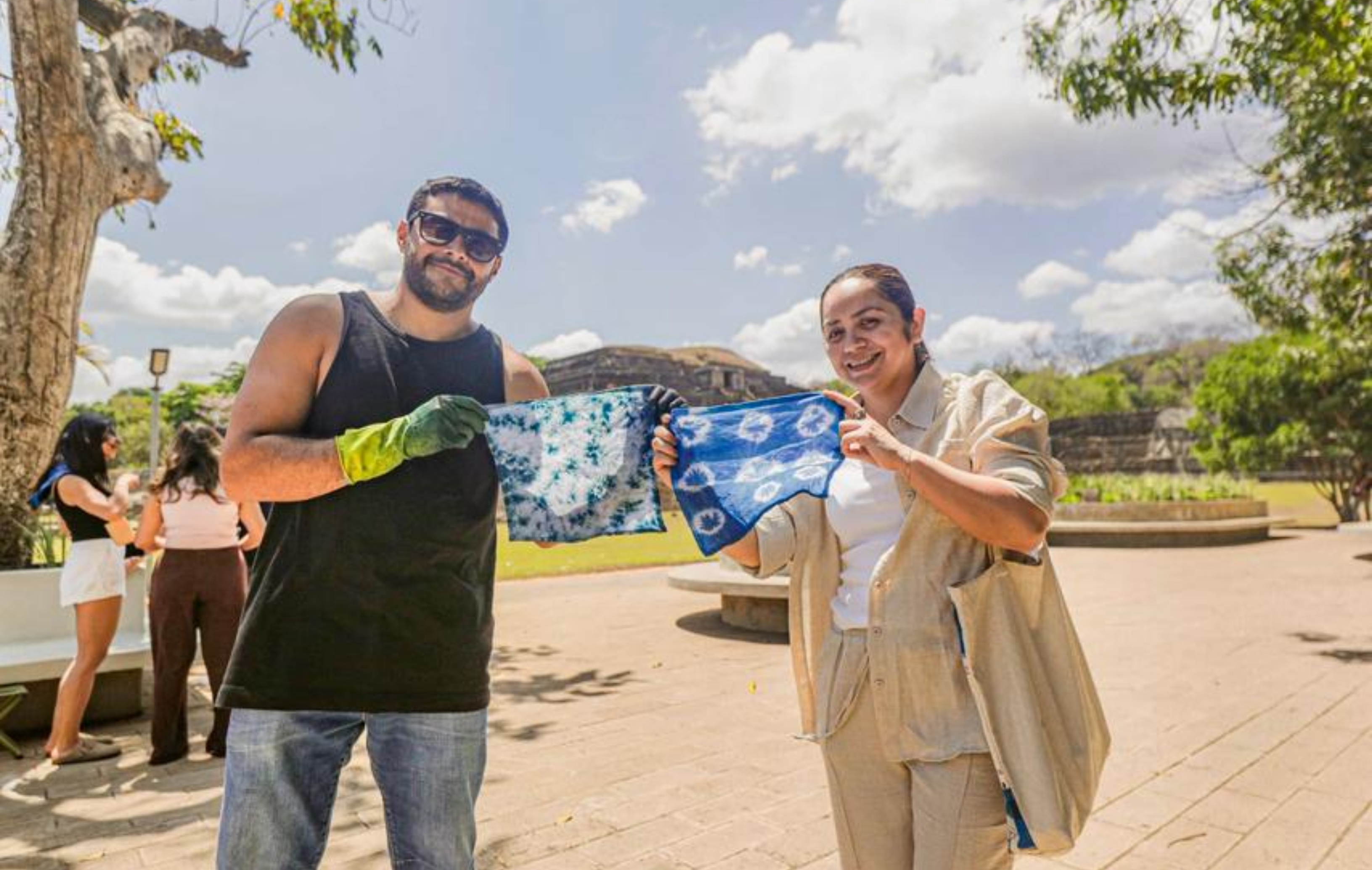 FOTOS | Turistas disfrutaron las vacaciones en parques arqueológicos Joya de Cerén y El Tazumal
