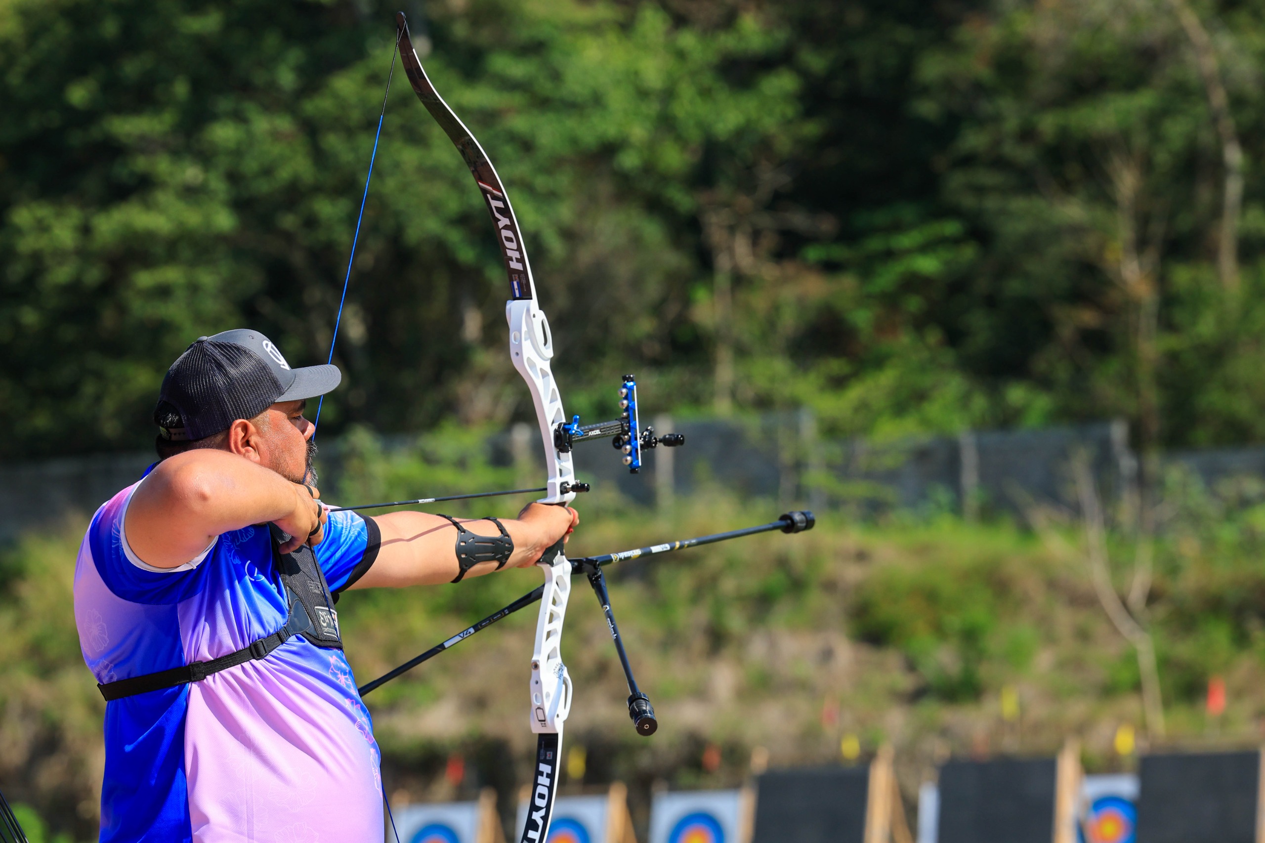 Flechazo del tiro con arco cuscatleco a Santo Domingo