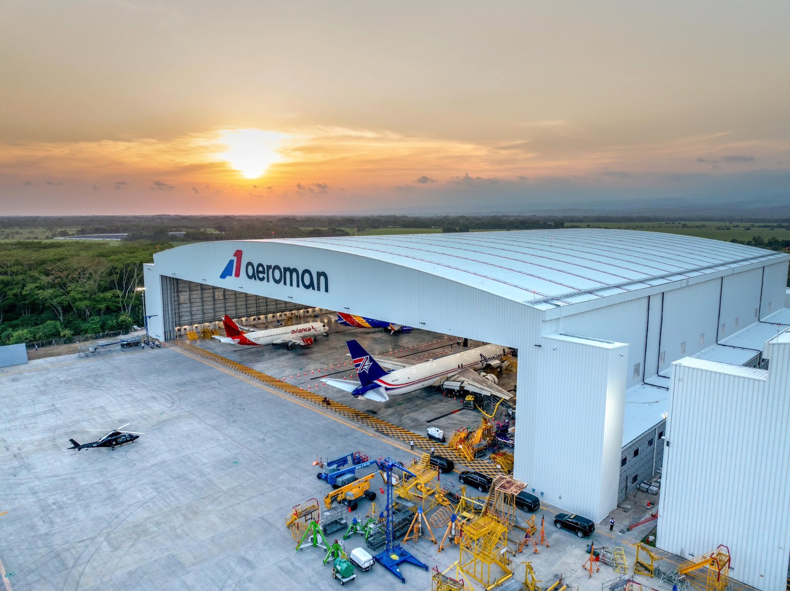 Aeroman se consolida como líder en mantenimiento aeronáutico en América