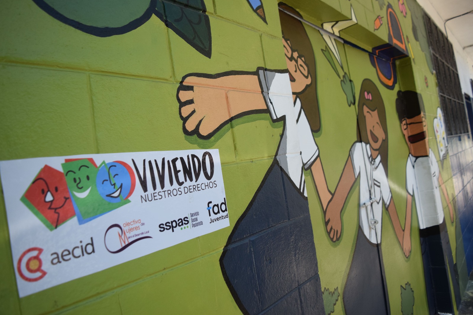 AECID apoyó el fortalecimiento de la convivencia en el Centro Escolar «Barrio Las Delicias»