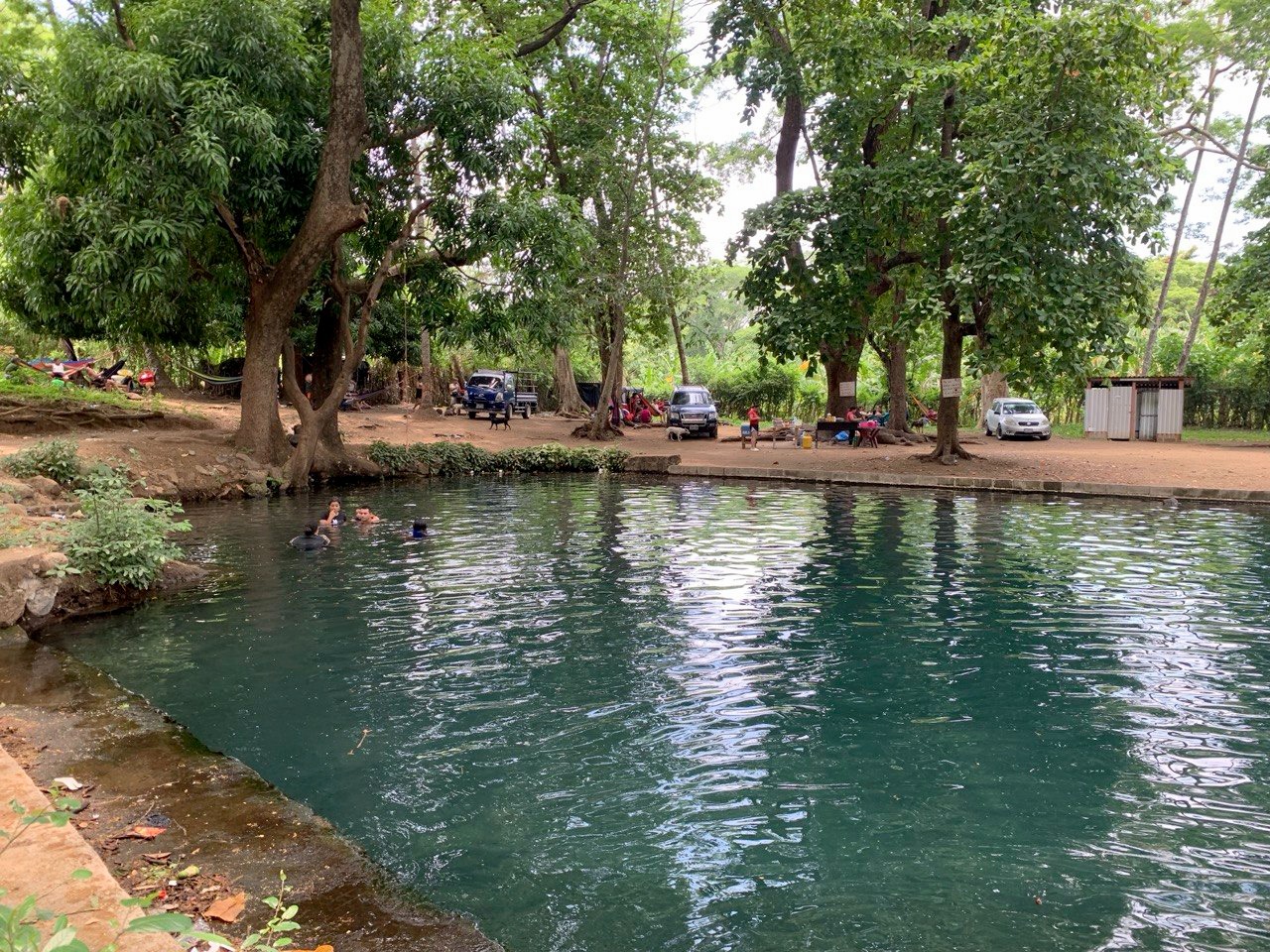 Las aguas turquesas de las pozas de la Hacienda Tamera, en Chapeltique