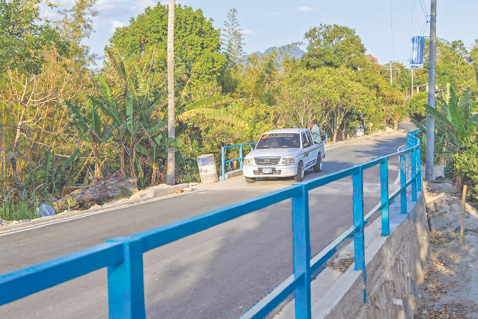 La DOM pavimentó más de 4.6 kilómetros en San Pedro Nonualco