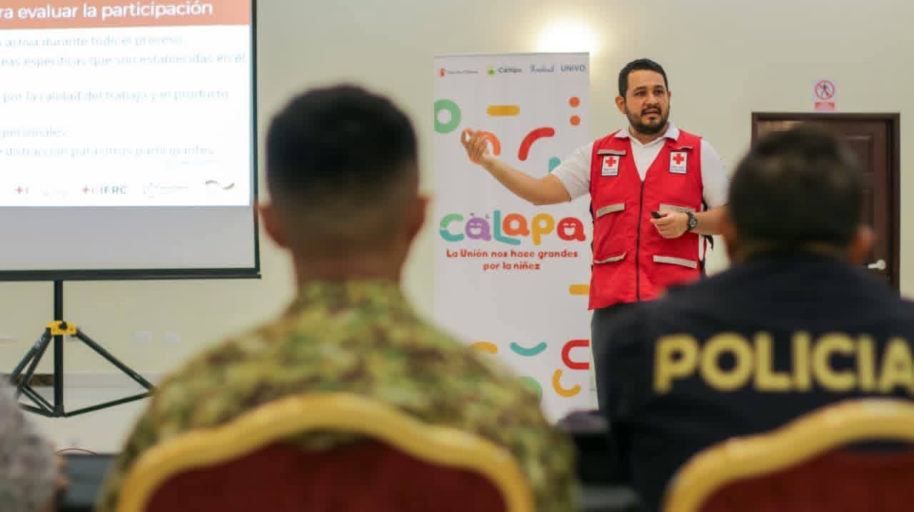 CRS y Save the Children capacita a miembros de Protección Civil